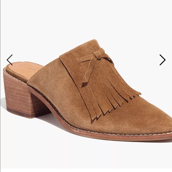 Madewell The Dani Fringed Mule - Picture 4 of 11